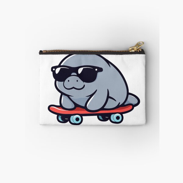 Item preview, Manatee On Skateboard With Sunglasses Cute Funny Animal designed and sold by Owcomm.