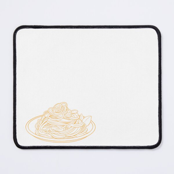 Item preview, Spaghetti Pasta Plate - Minimalist Yellow Line Art Food Illustration designed and sold by zelinora.