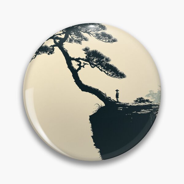 Item preview, Solitary Tree on Cliff with Red Sun designed and sold by Visual Foundry.