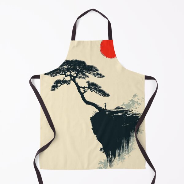 Item preview, Solitary Tree on Cliff with Red Sun designed and sold by Visual Foundry.