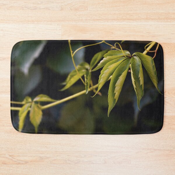 Item preview, Green grape leaves on dark background designed and sold by TanalyFlowers.