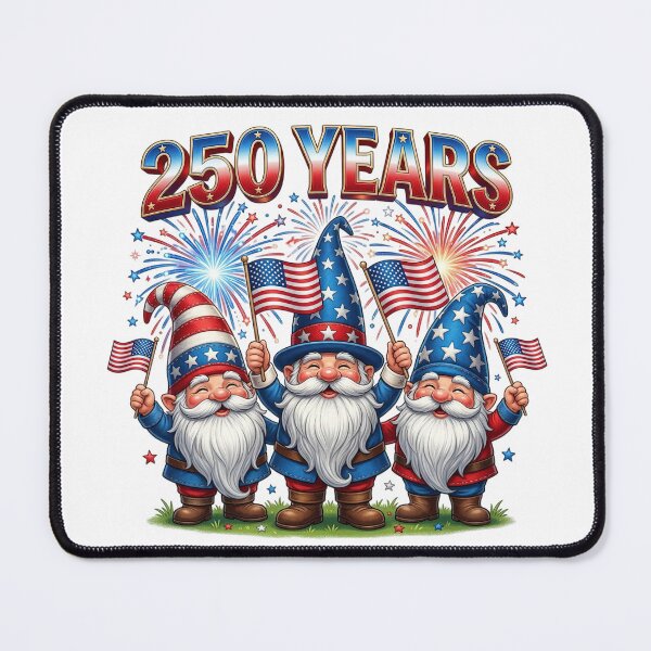 Item preview, 4th Of July 250th Anniversary Patriotic Gnomes designed and sold by EfiKrios.