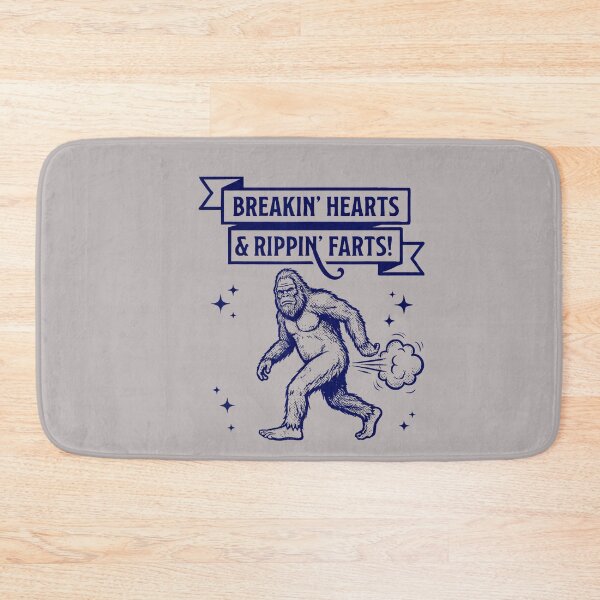 Item preview, Breakin Hearts Rippin Farts Bigfoot Hiking Cryptid Sasquatch designed and sold by mjohnson9.