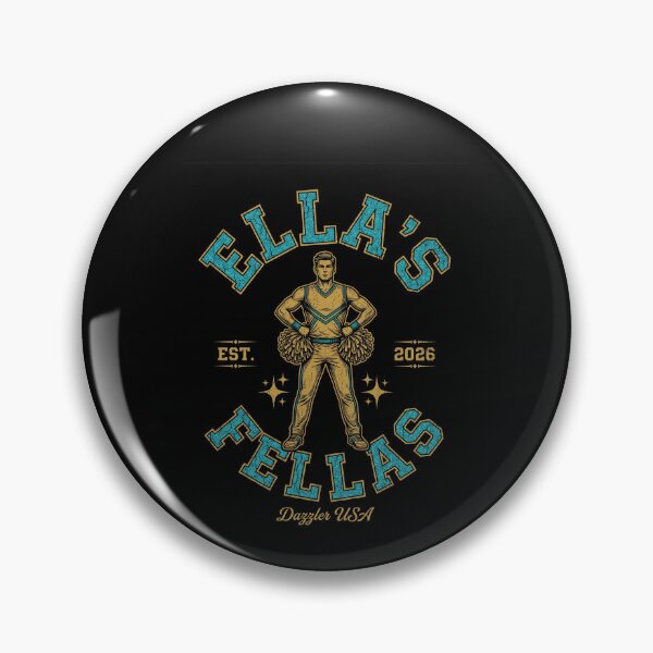 Item preview, Ellas Fellas Cheer Dazzler Fan Glitter Teal Shirt designed and sold by SofenArt.