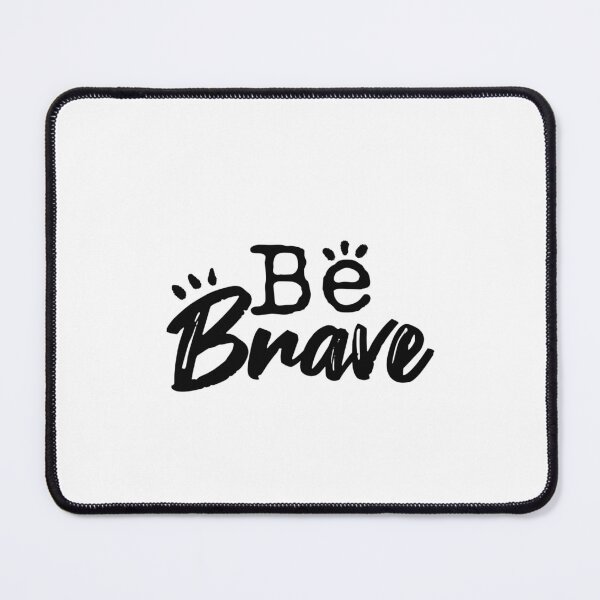 Item preview, Be Brave - Bold Urban Brush Lettering Motivational Quote designed and sold by zelinora.