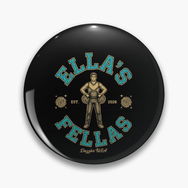 Item preview, Ellas Fellas Dazzler Cheer Fan Squad Teal Gold Shirt designed and sold by SofenArt.
