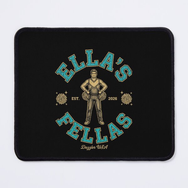 Item preview, Ellas Fellas Dazzler Cheer Fan Squad Teal Gold Shirt designed and sold by SofenArt.