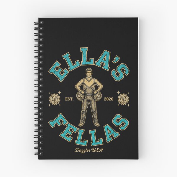 Item preview, Ellas Fellas Dazzler Cheer Fan Squad Teal Gold Shirt designed and sold by SofenArt.