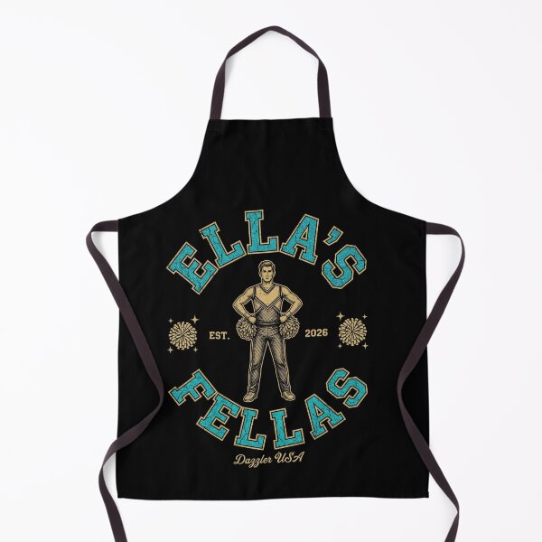 Item preview, Ellas Fellas Dazzler Cheer Fan Squad Teal Gold Shirt designed and sold by SofenArt.
