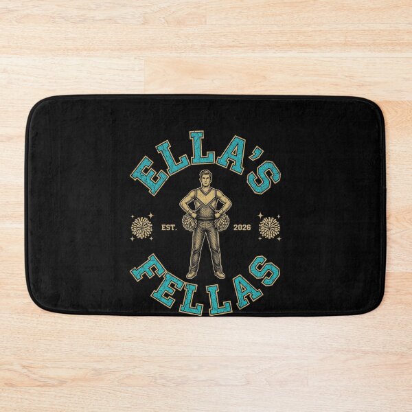 Item preview, Ellas Fellas Dazzler Cheer Fan Squad Teal Gold Shirt designed and sold by SofenArt.
