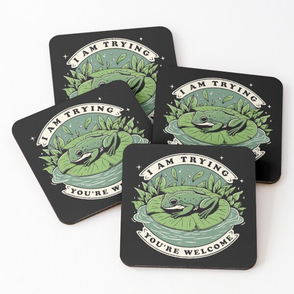 Item preview, I’m Trying You’re Welcome – Funny Sarcastic Effort Quote designed and sold by Scaryzz.