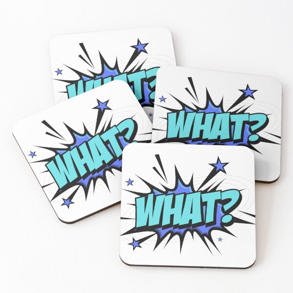 Item preview, WHAT?! Expressive Retro Pop Art designed and sold by The Best Designs.