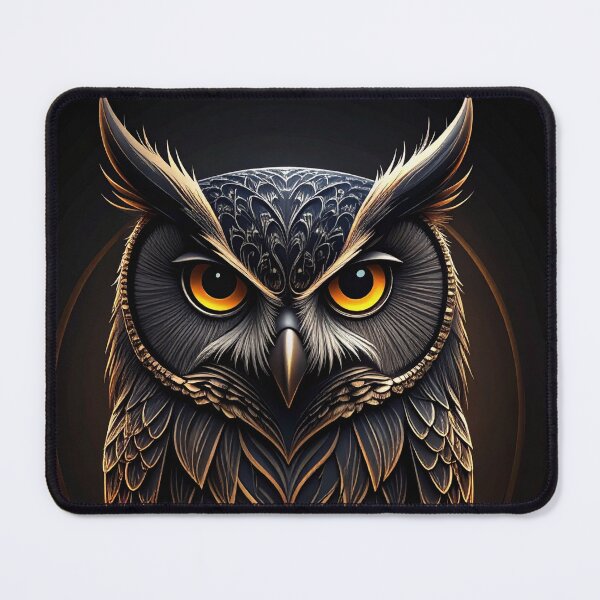 Item preview, Majestic Mystic Owl Detailed Graphic Illustration designed and sold by Kavin786.