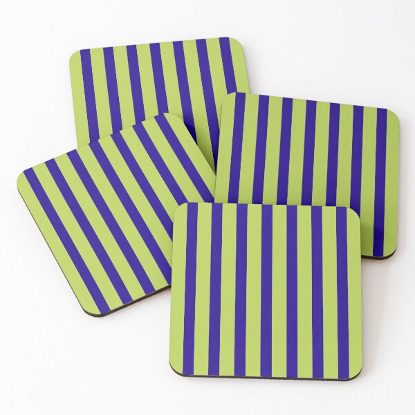 Item preview, Lime Green and Blue Stripes designed and sold by The Innocent Ghost Project.