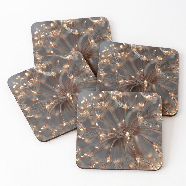 Item preview, Glowing Dandelion Seeds with Warm Lights designed and sold by Visual Foundry.