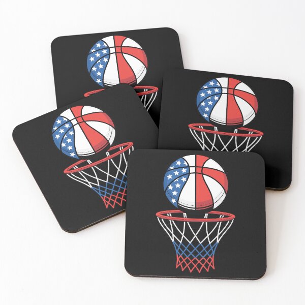 Item preview, Patriotic Basketball Over Hoop designed and sold by jkrphoto.