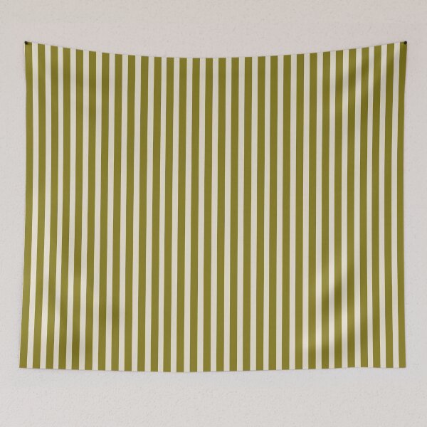 Item preview, Olive Green and Milk Stripes designed and sold by The Innocent Ghost Project.