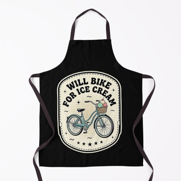 Item preview, Will Bike For Ice Cream Vintage Bicycle Shirt designed and sold by SofenArt.