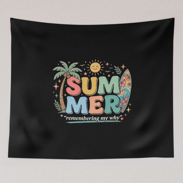 Item preview, Summer Remembering My Why Teacher Beach Colorful designed and sold by SofenArt.