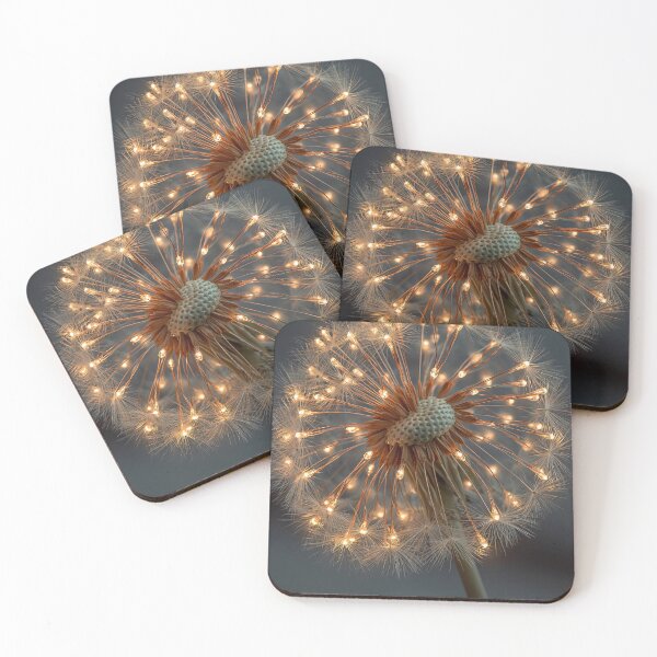 Item preview, Luminous Dandelion With Warm Golden Lights designed and sold by Visual Foundry.