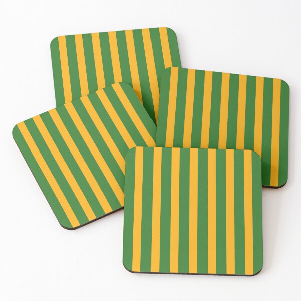 Item preview, Retro Green and Yellow Stripes designed and sold by The Innocent Ghost Project.