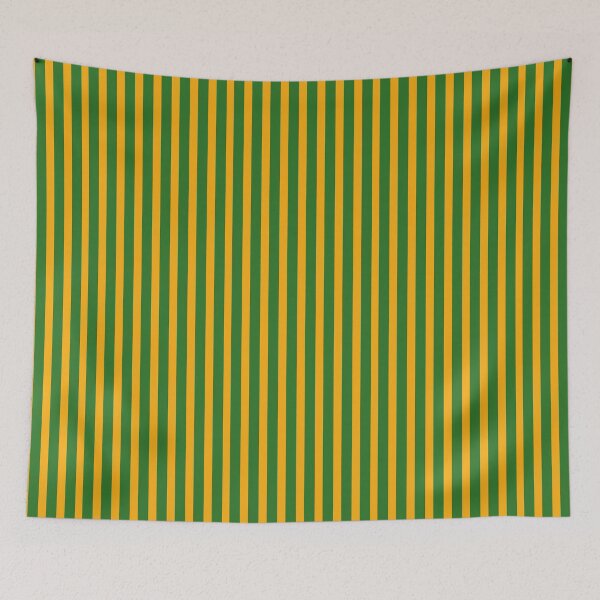 Item preview, Retro Green and Yellow Stripes designed and sold by The Innocent Ghost Project.