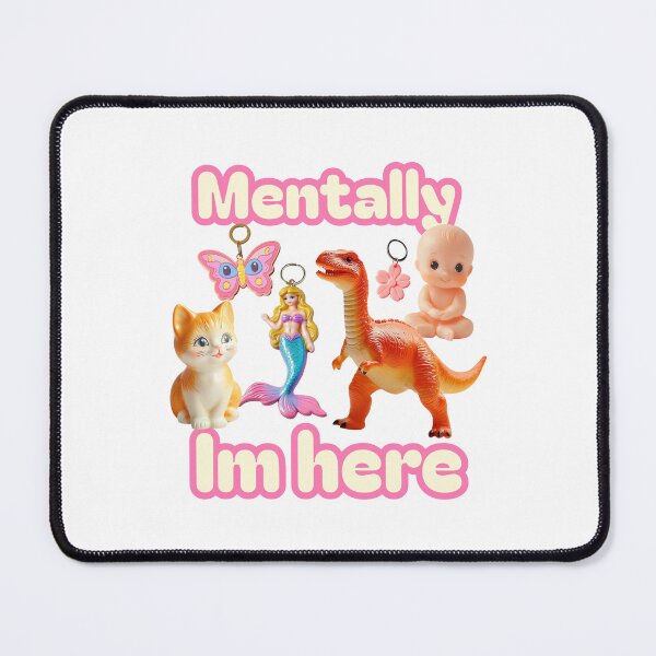 Item preview, Mentally I'm Here designed and sold by TeePartyHost.