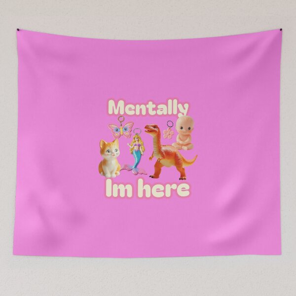 Item preview, Mentally I'm Here designed and sold by TeePartyHost.