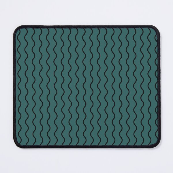 Item preview, Teal And Black Waves Pattern designed and sold by pattern-archive.