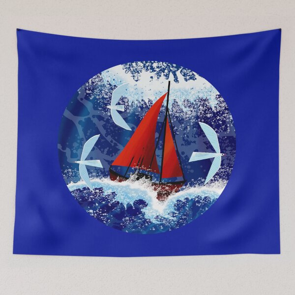 Item preview, Rough Seas Circular Design designed and sold by Andrew  Hitchen.