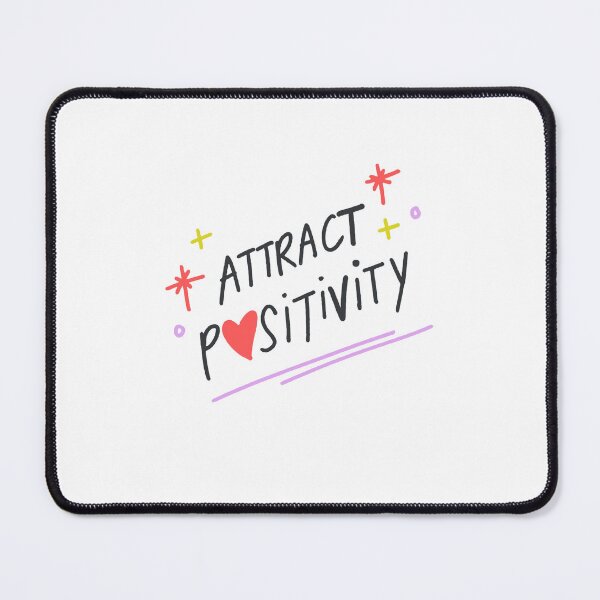 Item preview, Attract Positivity - Cute Hand-Drawn Colorful Manifestation Quote designed and sold by zelinora.