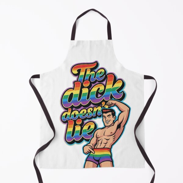 Item preview, The Dick Doesn't Lie Pride Muscle Man designed and sold by ZhivanCrimson.