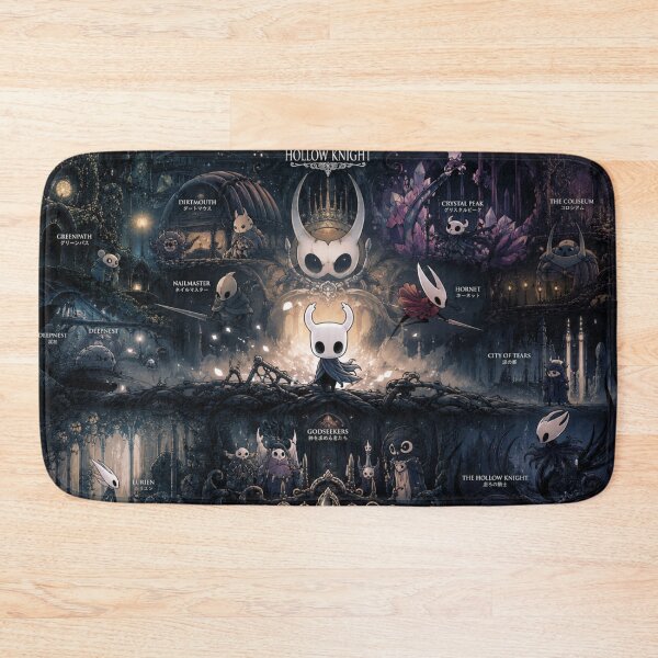 Item preview, Hollow Knight all world artwork designed and sold by FeelTheDrawing.
