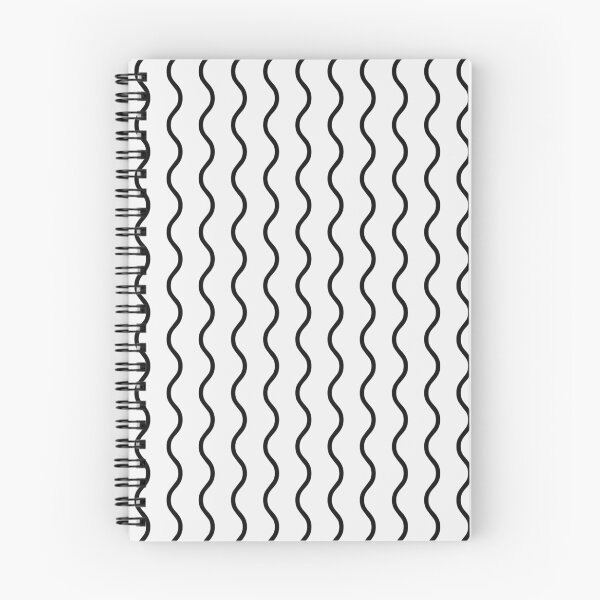 Item preview, White And Black Waves Pattern designed and sold by pattern-archive.