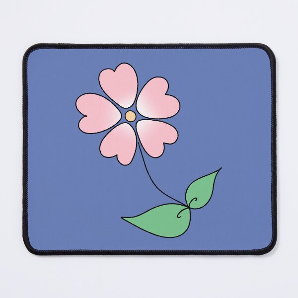 Item preview, Cute Pink Flower with Heart Petals designed and sold by ubborn.