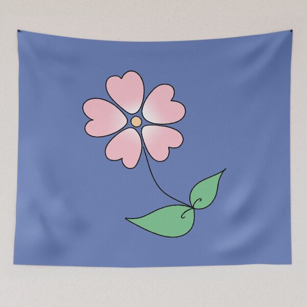 Item preview, Cute Pink Flower with Heart Petals designed and sold by ubborn.