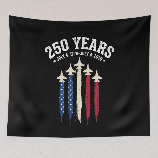Item preview, 250 Years July 4 1776 2026 Fighter Jets USA Shirt designed and sold by SofenArt.