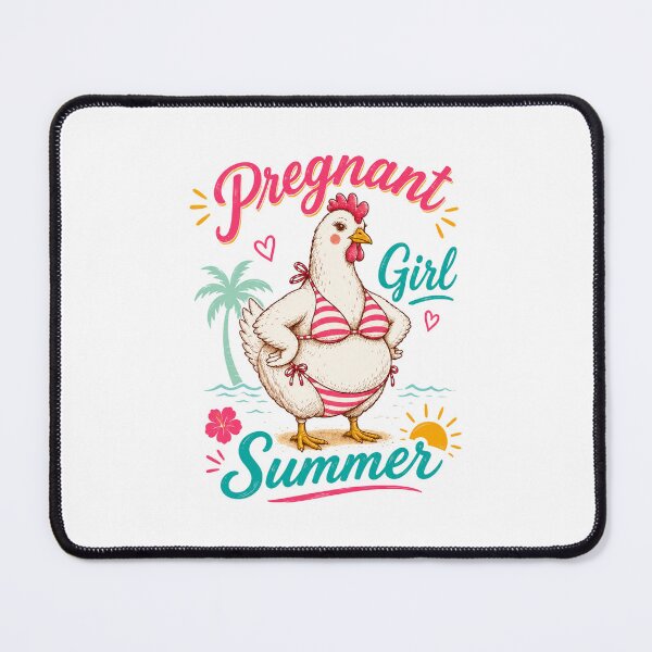 Item preview, Pregnant Girl Summer SVG PNG Funny Chicken Pregnancy designed and sold by ToscaSamShop.