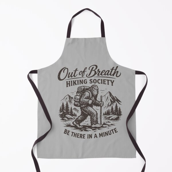 Item preview, Out of Breath Hiking Society Hike Nature Lover Funny Bigfoot Long Sleeve designed and sold by mjohnson9.