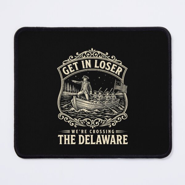 Item preview, Get In Loser Crossing Delaware Vintage Badge Shirt designed and sold by SofenArt.
