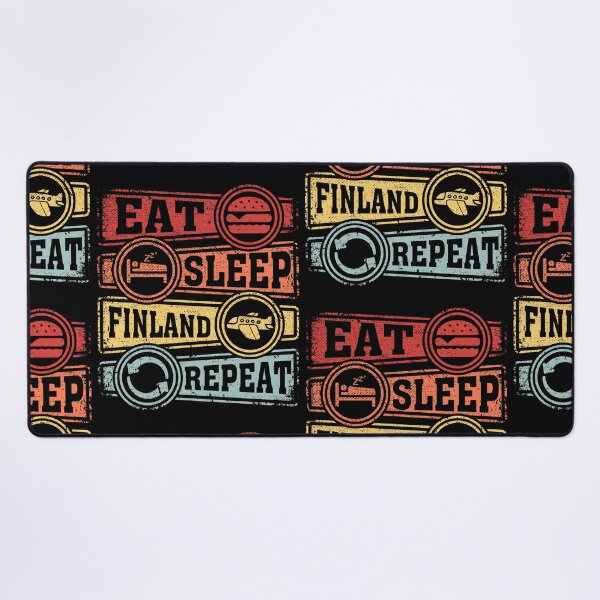 Item preview, Eat Sleep Finland Repeat designed and sold by GabbyKash.