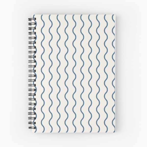 Item preview, Cream And Blue Waves Pattern designed and sold by pattern-archive.