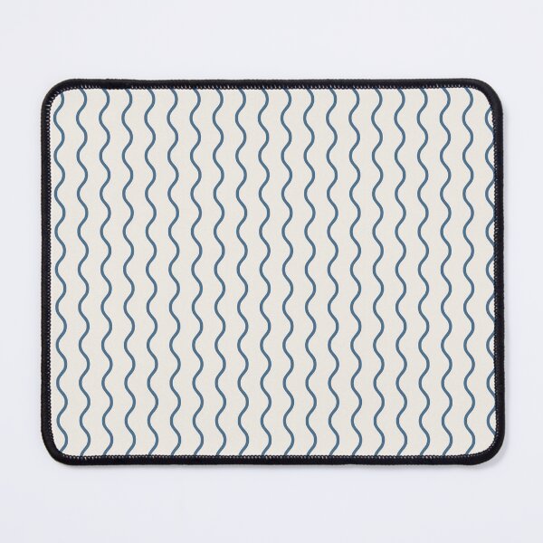 Item preview, Cream And Blue Waves Pattern designed and sold by pattern-archive.