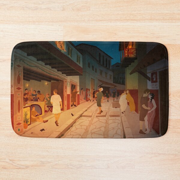 Item preview, Life in a Roman Street - Nighttime designed and sold by flaroh.