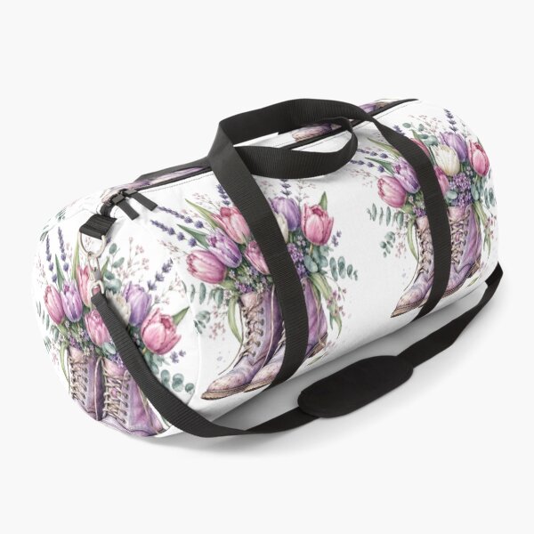 Item preview, Purple Tulip Boots Watercolor designed and sold by PetalGarden.