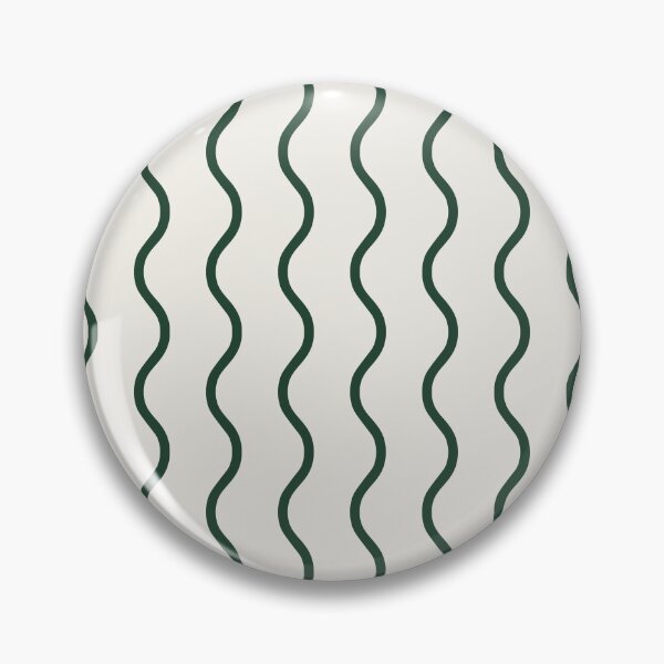 Item preview, Cream And Green Waves Pattern designed and sold by pattern-archive.