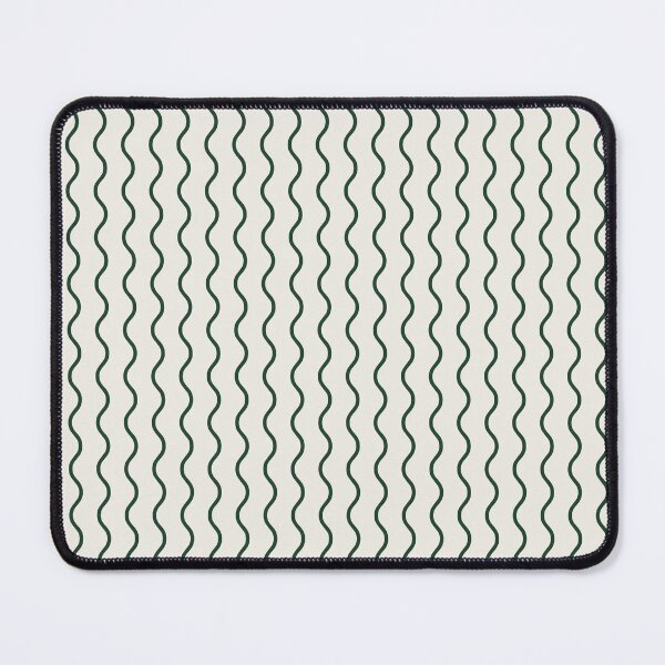 Item preview, Cream And Green Waves Pattern designed and sold by pattern-archive.
