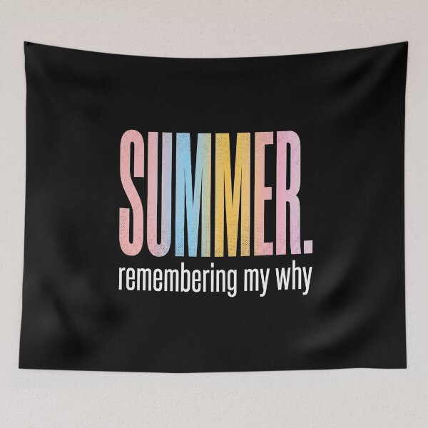 Item preview, Summer Remembering My Why Teacher Colorful Pastel designed and sold by SofenArt.