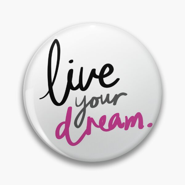 Item preview, Live Your Dream - Bold Modern Hand-Drawn Typography Quote designed and sold by zelinora.