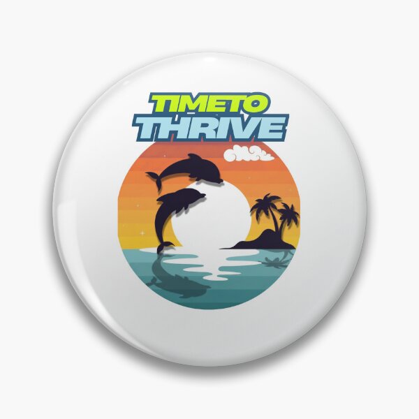 Item preview, Time To Thrive Summer Logo designed and sold by logowannawear.